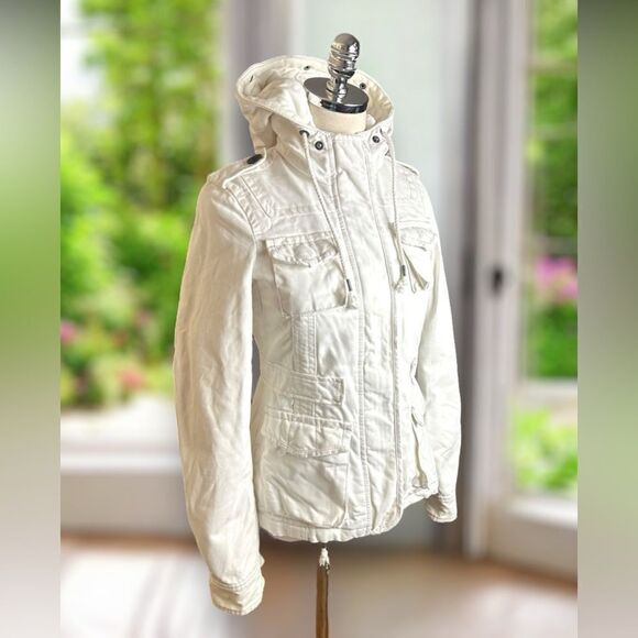 🔥 Ruehl No. 925 Insulated Winter Snow Ski Waxed Cotton Silk Jacket Coat Parka S - Picture 7 of 16